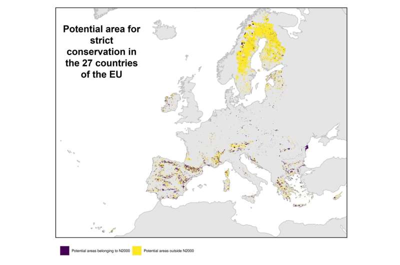 Protection of biodiversity and ecosystems: we are still far from the European targets