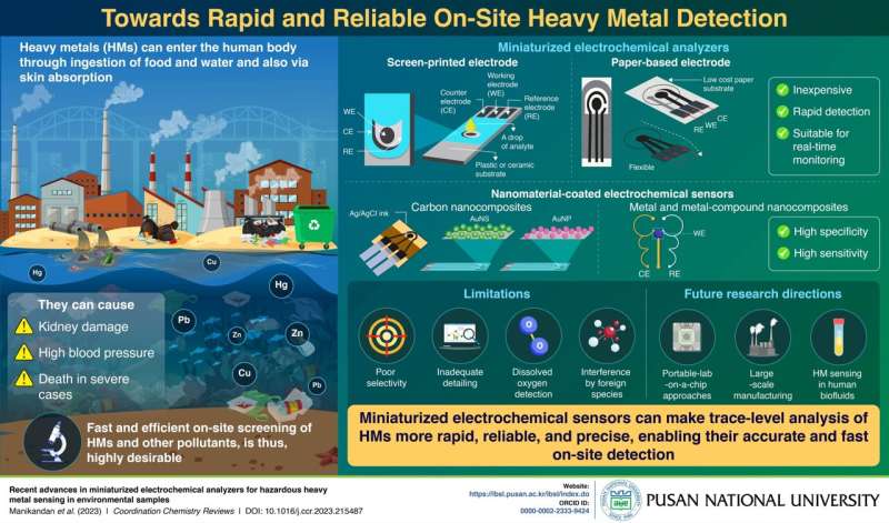Pusan National University researchers review miniaturized electrochemical sensor technologies for rapid heavy metal detection