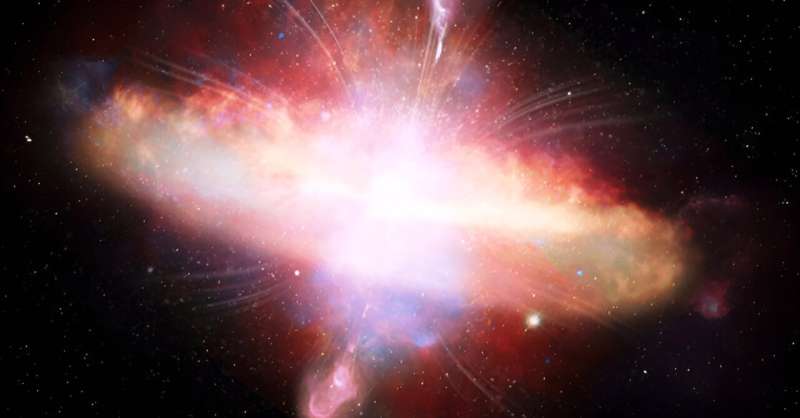 Radio signals reveal secrets of hidden supermassive black holes