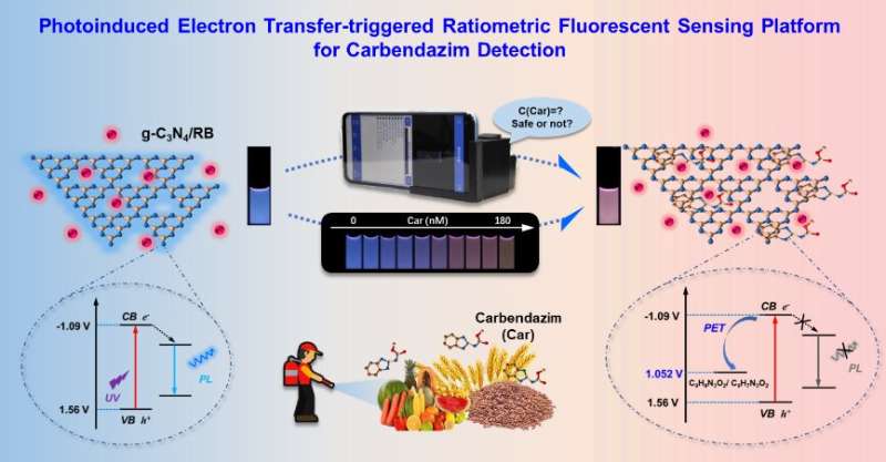 Ratiometric fluorescence sensing system offers smarter and faster screening for carbendazim residues