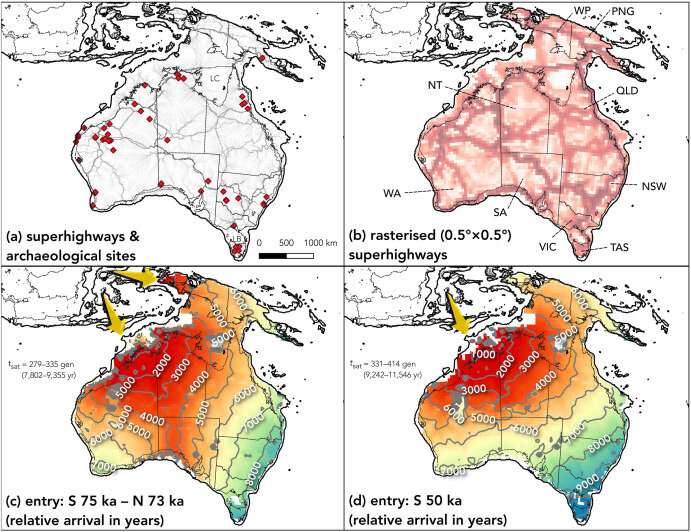 Remapping the superhighways travelled by the first Australians reveals a 10,000-year journey through the continent