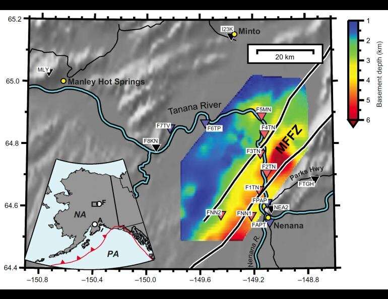 Research explains strength of earthquake shaking in Nenana Basin