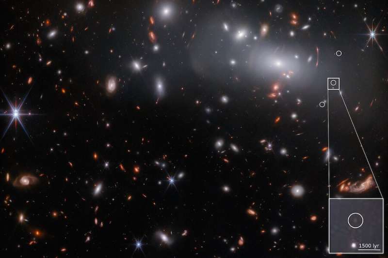 Fotografie z kategorie Galaxie: Galaxie pozorovaná dalekohledem JWST