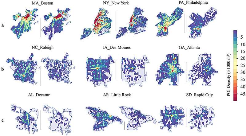 Researchers propose new method for large-scale urban building function mapping using web-based geospatial data