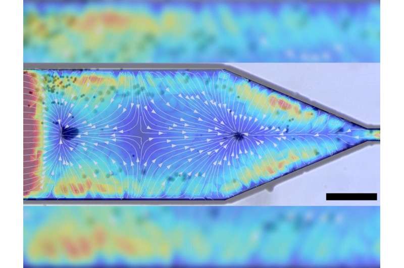 Onderzoekers gebruiken echografie om de oriëntatie van kleine deeltjes te regelen