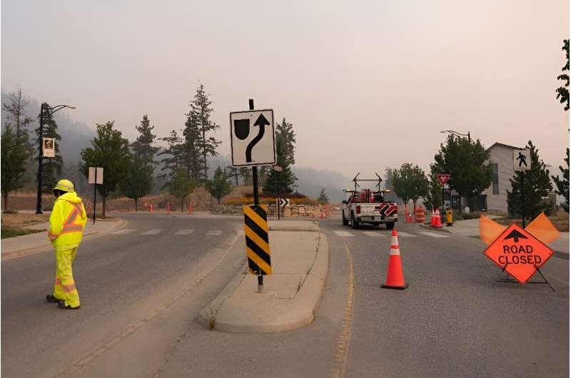 Residents in Canada's scenic Okanagan Valley were warned to be ready to evacuate with multiple fires roaring