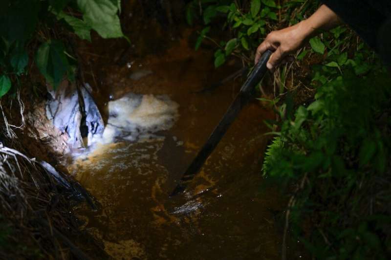 Residents say oil extraction in the region of Lago Agrio has polluted their water sources