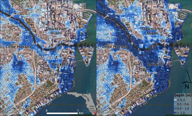 Rising seas will tighten vise on Miami, even for people who are not flooded, says study