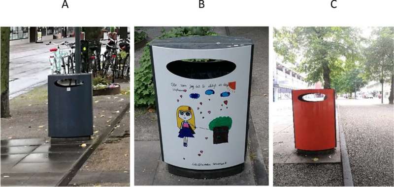 Rubbish bins designed with children's drawings rejected by residents