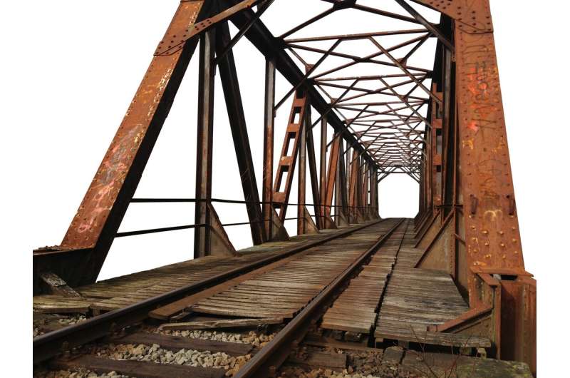 rusted bridge