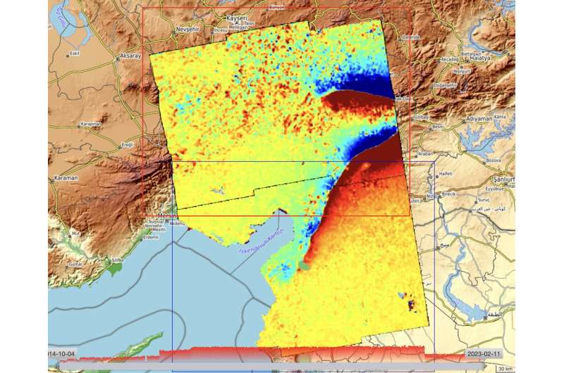 Satellites support impact assessment after Türkiye–Syria earthquakes