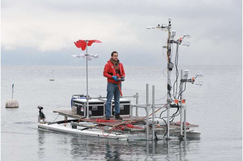 Scientists delve into natural slicks on Lake Geneva