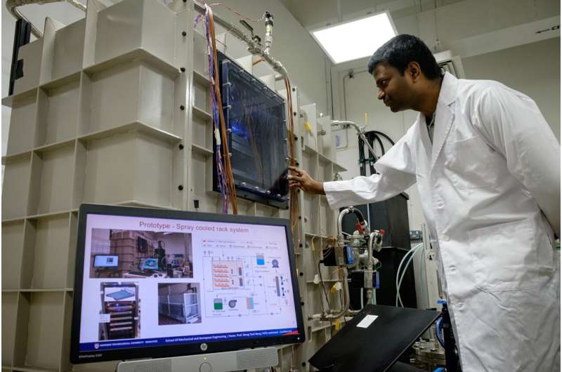 Scientists invent spray cooling to lower carbon footprint of data centres