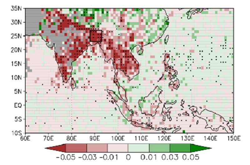 Scientists zoom in on the Asian monsoon season using satellite data
