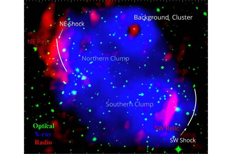 Second radio relic discovered in the galaxy cluster Abell 2108
