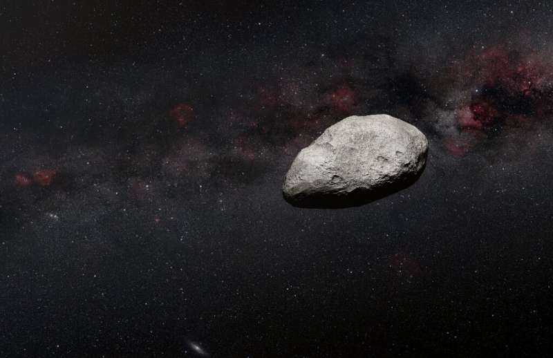 Small asteroids fly past Earth daily, but one this size coming so close only happens once a decade (artist's impression)