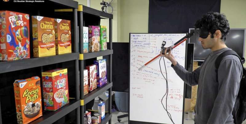'Smart' walking stick could help visually impaired with groceries, finding a seat