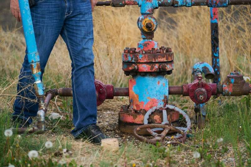 Some of the abandoned oil wells in Canada leak pollutants into the soil and groundwater