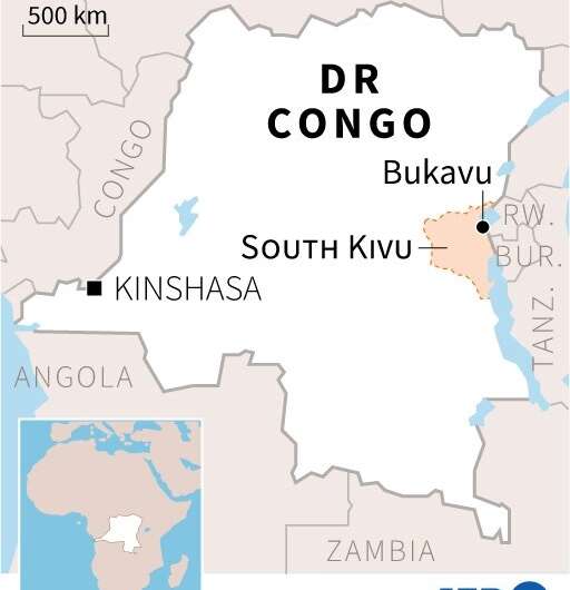 South Kivu province lies in eastern DR Congo -- a region that has been troubled by violence since the 1990s
