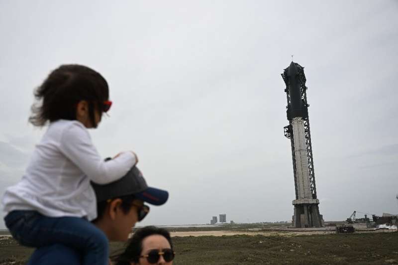 Space enthusiasts gathered to watch the first test flight of Starship, the most powerful rocket ever built