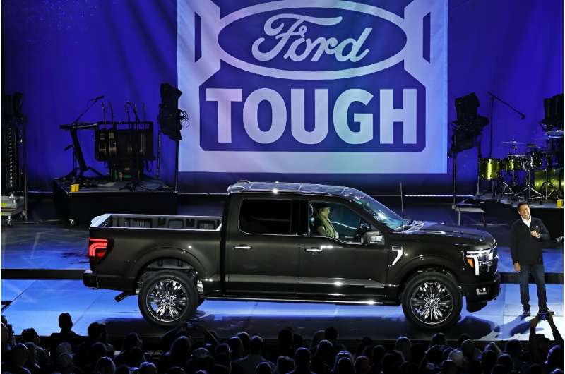 Strong demand for the F-150 and other trucks lifted Ford's sales, despite the effect of increased borrowing rates