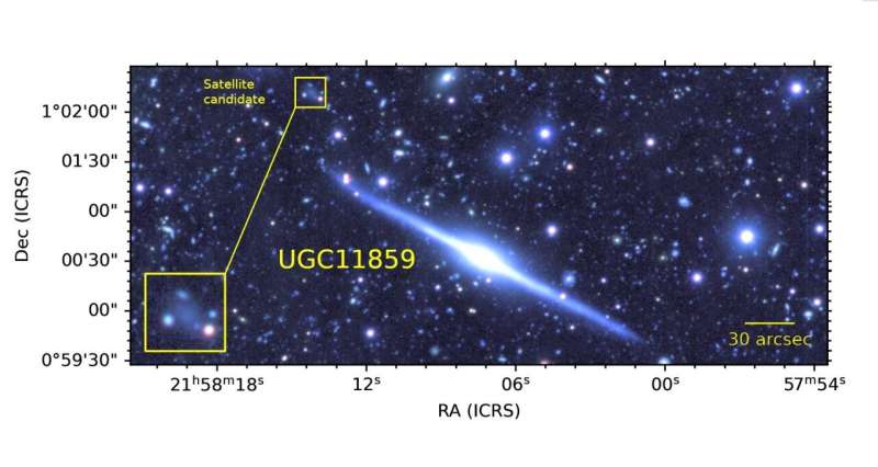 Study inspects the ultra-thin galaxy UGC 11859