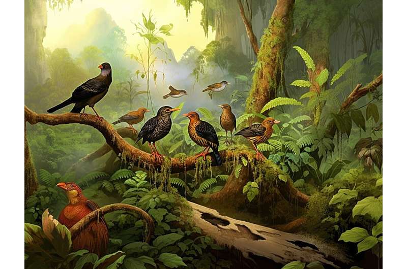 Study uncovers major hidden human-driven bird extinctions