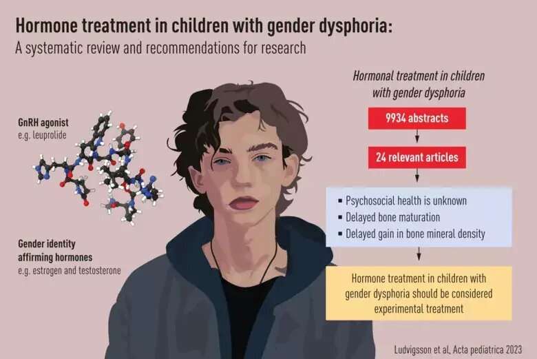 Systematic review on outcomes of hormonal treatment in youths with gender dysphoria