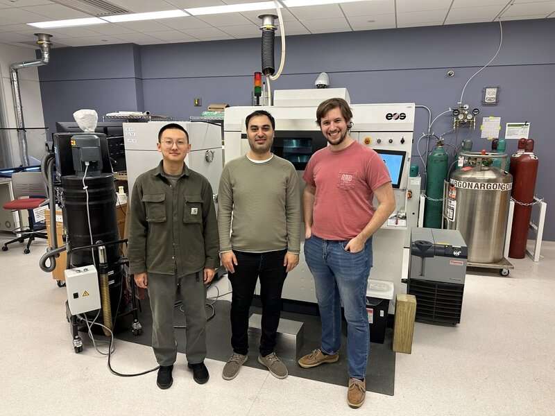 Team uses 3D printing to strengthen a key material in aerospace, energy-generation applications