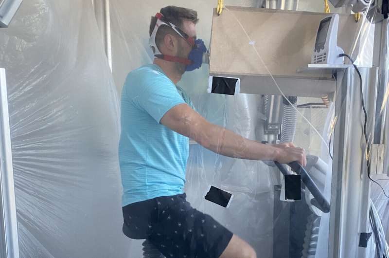 Testing shows people generate more respiratory aerosols during endurance exercises than resistance exercise