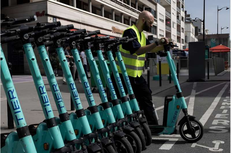 The ban applies to rental scooters