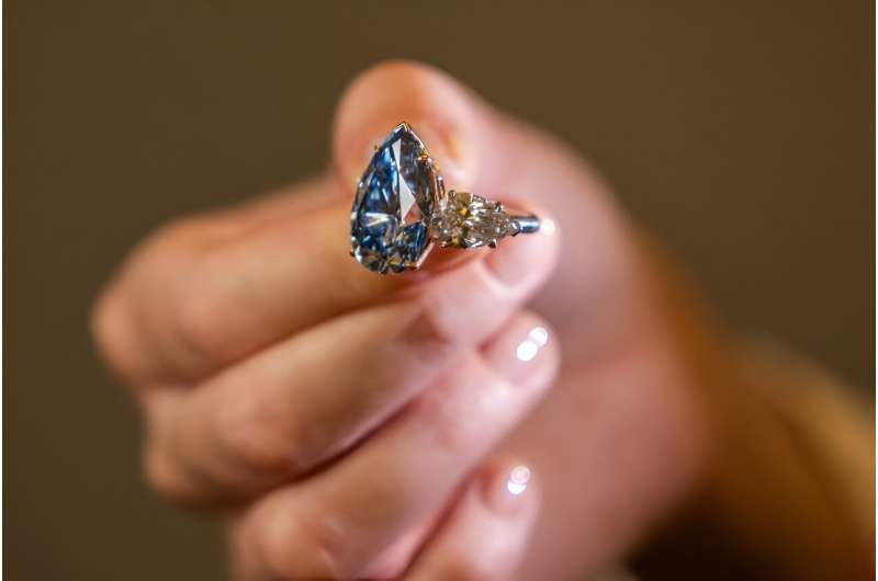 The Bleu Royal sold for nearly $2.5 million per carat