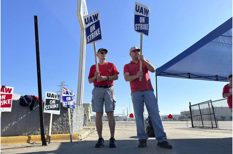 The future of electric vehicles looms over negotiations in the US autoworkers strike