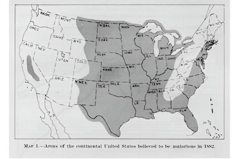 The history of malaria in the United States