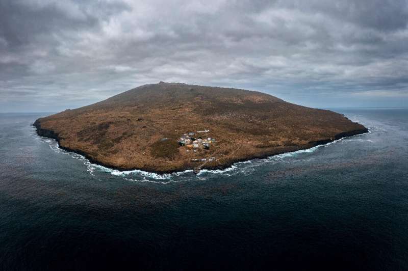 The island is uninhabited except for a research station