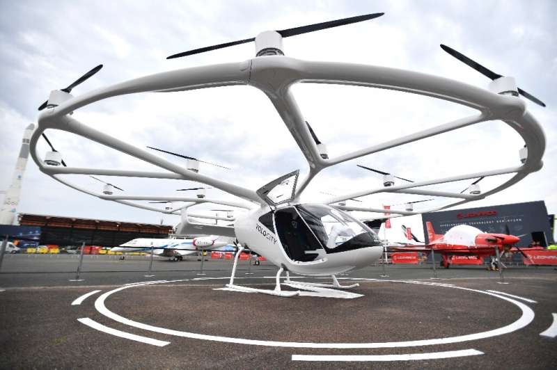 The Paris Air Show hopes to open a window into the future as projects for flying taxis take off