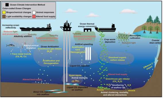 The potential risks of ocean-based climate intervention technologies on deep-sea ecosystems