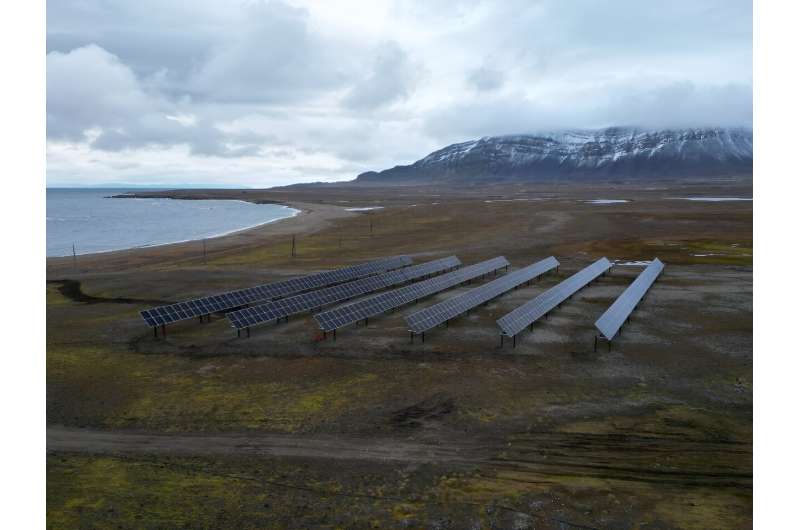 The solar panels will help a base camp for tourists reduce its reliance on fossil fuels