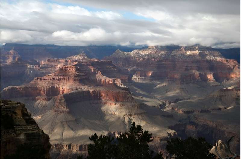 The South Rim of the Grand Canyon offers a spectacular view - and a backdrop for US President Joe Biden as he announces a new ne