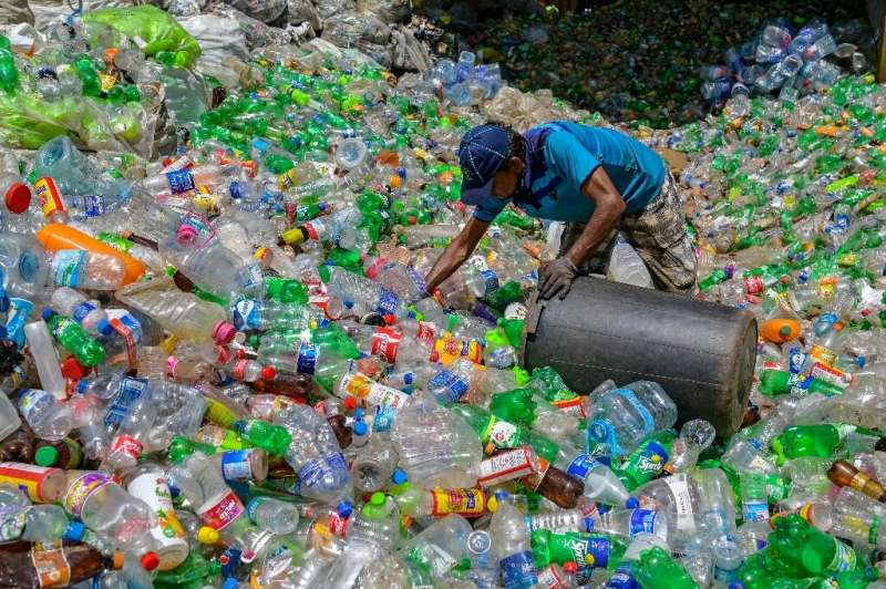 The United Nations says Sri Lanka recycles just three percent of the plastic products it consumes, less than half the world aver