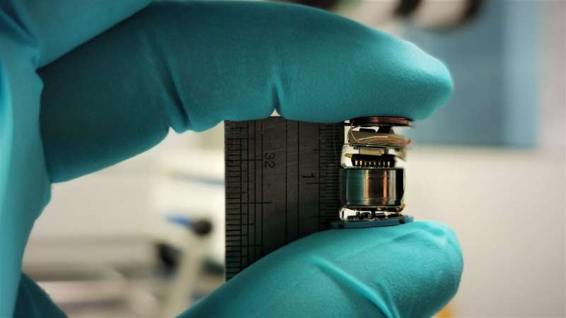 The world's smallest impedance spectroscopy system in the form of a pill
