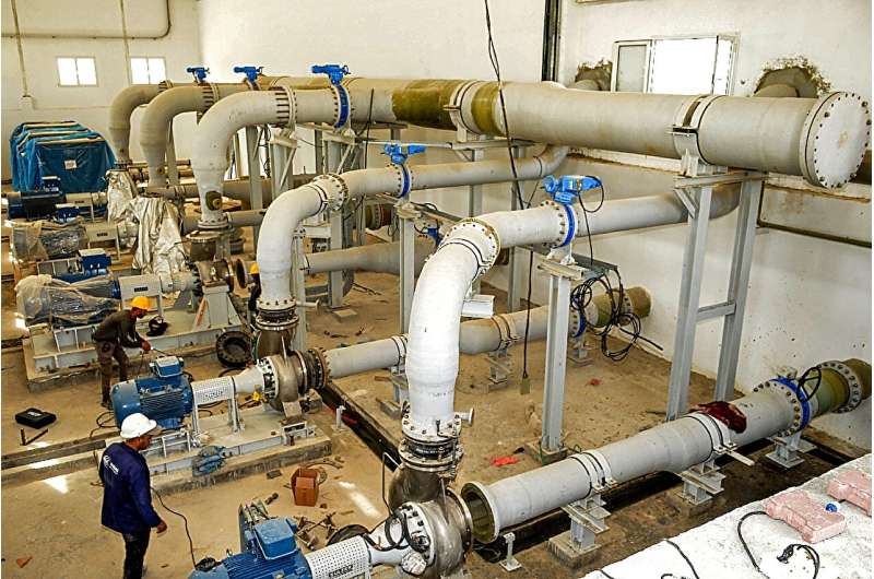 The Zarat Seawater Desalination Plant will produce and initial 50,000 m3 of water per day