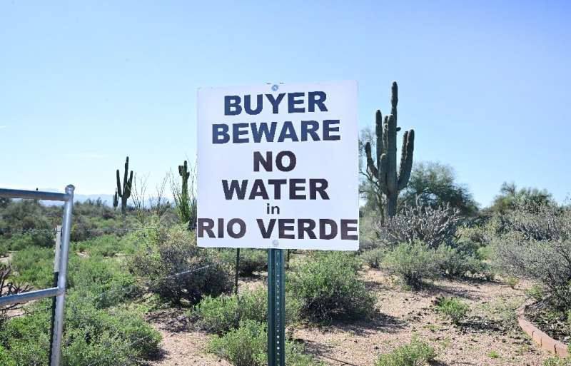 There is no mains water in Rio Verde Foothills, Arizona, and now the neighbouring city of Scottsdale has stopped selling it to t