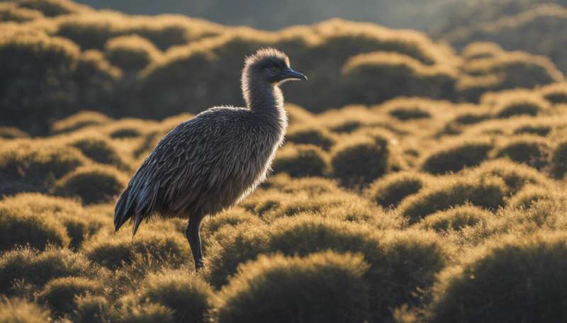 They're on the coat of arms but extinct in Tasmania—rewilding with emus will be good for the island state's ecosystems