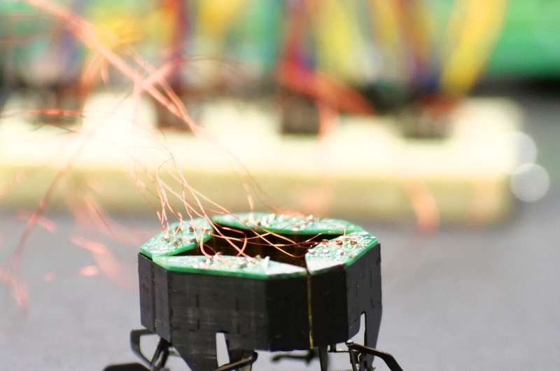 Tiny, shape-shifting robot can squish itself into tight spaces