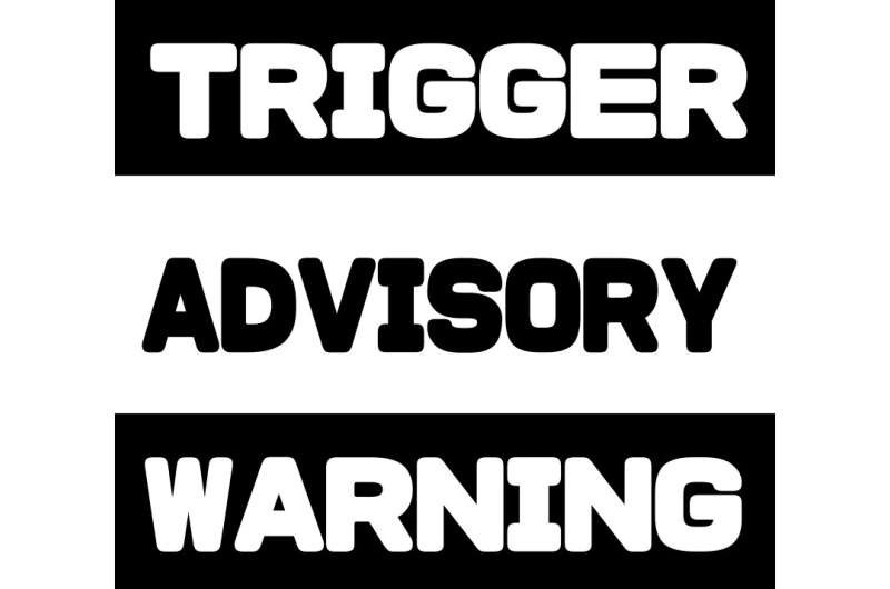 Trigger warnings generating 'pandora effect'