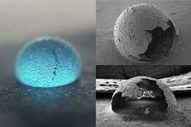 Tunable shells to encapsulate tiny droplets  