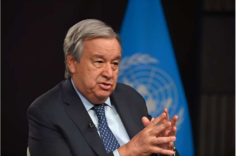 UN Secretary-General Antonio Guterres said COP28 should back a phase out of fossil fuels