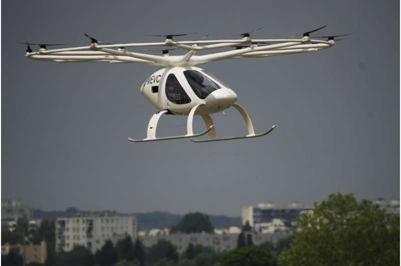 Up, up and away — flying taxis look to France's city of revolution to unleash change on the skies