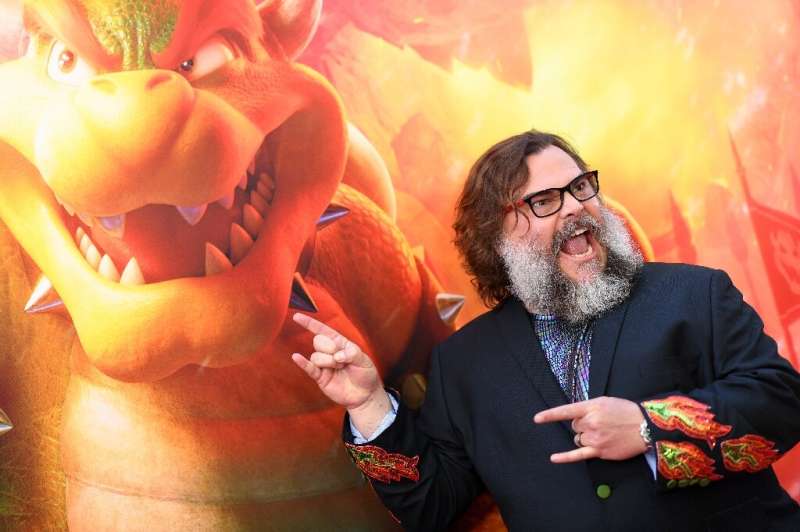 US actor Jack Black is the voice of Mario's nemesis Bowser in Universal's 'The Super Mario Bros. Movie'